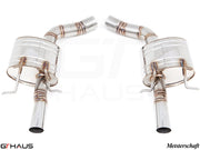 Premium stainless steel exhaust system for Mercedes-Benz W218 CLS-Class Sedan CLS500/550, enhancing performance and sound.
