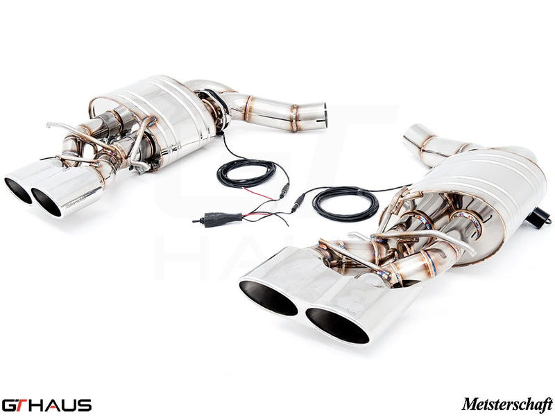 Premium exhaust system for Mercedes-Benz W218 CLS-Class CLS63/63s AMG, featuring V8 Bi-turbo compatibility and electronic valve control.