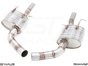 Premium exhaust system for Mercedes-Benz W218 CLS63/63s AMG, featuring stainless steel construction and precision engineering.