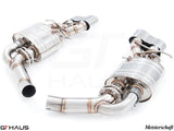 Premium exhaust system for Mercedes-Benz W218 CLS-Class CLS63 AMG, featuring stainless steel construction and performance design.