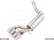 Premium stainless steel exhaust system for Mercedes-Benz W219 CLS-Class Sedan CLS350 V6, enhancing performance and sound.