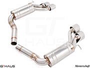 Premium exhaust system for Mercedes-Benz W219 CLS-Class CLS550 V8, featuring stainless steel construction and enhanced performance.
