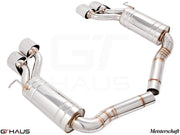 Premium stainless steel exhaust system for Mercedes-Benz W219 CLS63 AMG V8, enhancing performance and sound.