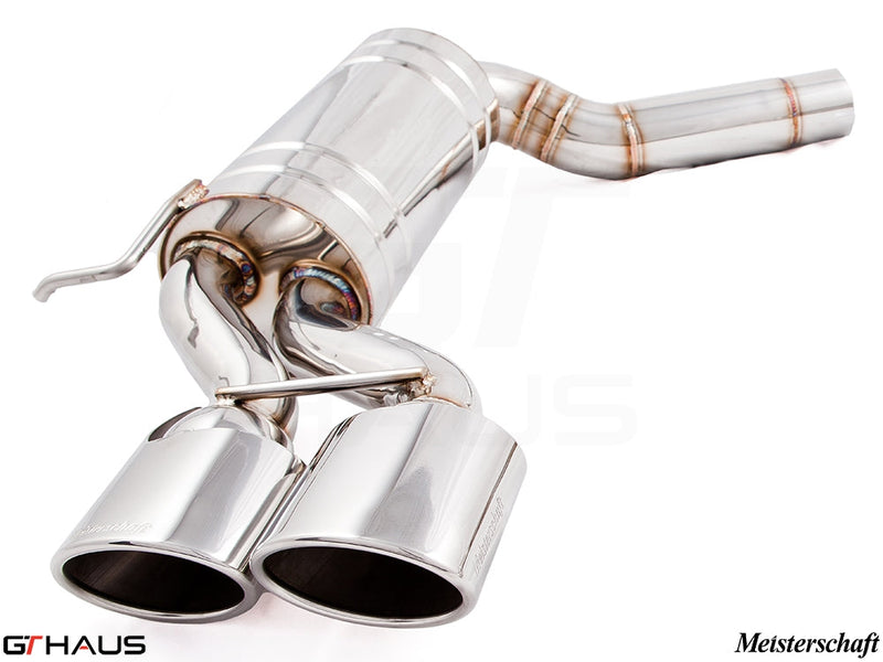 Premium stainless steel exhaust system for Mercedes-Benz W219 CLS63 AMG V8, enhancing performance and sound.