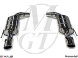 Premium stainless steel exhaust system for Mercedes-Benz W221 S-Class S550 V8, enhancing performance and sound.