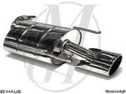 Premium stainless steel exhaust system for Mercedes-Benz W221 S-Class S550 V8, enhancing performance and sound.