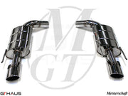 Premium stainless steel exhaust system for Mercedes-Benz W221 S-Class S600 V12, enhancing performance and sound.