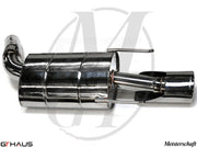 Premium stainless steel exhaust system for Mercedes-Benz W221 S-Class S600 V12, enhancing performance and sound.