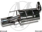 Premium stainless steel exhaust system for Mercedes-Benz W221 S-Class S600 V12, enhancing performance and sound.