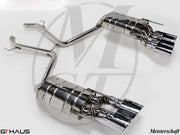 Premium stainless steel exhaust system for Mercedes-Benz W221 S-Class S600 V12, enhancing performance and sound.