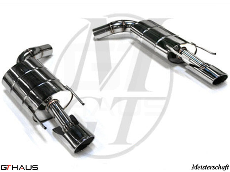 Premium stainless steel exhaust system for Mercedes-Benz W221 S-Class S600 V12, enhancing performance and sound.