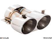 Premium Meisterschaft exhaust tip for 2011-2013 Mercedes-Benz W221 S-Class S600 V12, crafted for enhanced performance.