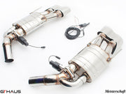 Premium exhaust system for Mercedes-Benz W221 S-Class S63 V8 Bi-turbo, featuring stainless steel construction and electronic valve control.