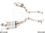 Premium performance exhaust system for Mercedes-Benz W222 S-Class S600/S650, featuring stainless steel construction and precision engineering.