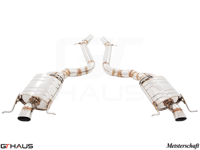 Premium exhaust system for Mercedes-Benz W222 S-Class Sedan S63, featuring stainless steel construction and enhanced performance.
