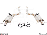 Premium exhaust system for Mercedes-Benz W222 S-Class Sedan S65 featuring V12 Bi-Turbo, designed for enhanced performance.