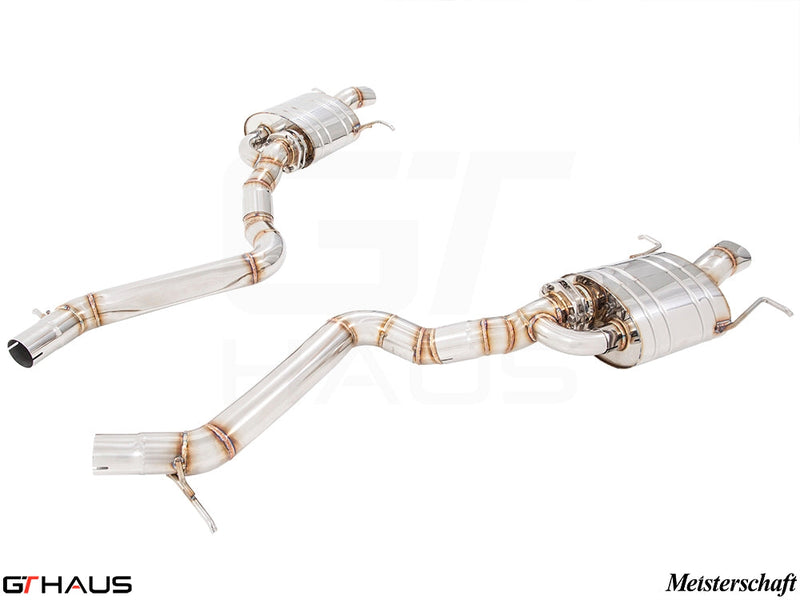 Premium exhaust system for Mercedes-Benz W222 S-Class Sedan S65, featuring stainless steel construction and enhanced performance.