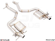 Premium exhaust system for 2021+ Mercedes-Benz W223 S580, featuring stainless steel construction and enhanced performance.