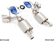 Premium exhaust system for Mercedes-Benz W463 G-Class G500/550 AMG 4x4 Special Edition, featuring stainless steel construction.