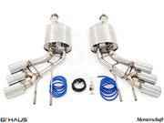 Premium exhaust system for Mercedes-Benz W463 G-Class G500/550 AMG 4x4 Special Edition, featuring stainless steel construction.