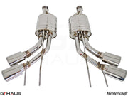 Premium stainless steel exhaust system for Mercedes-Benz W463 G-Class G500/550 AMG 4x4 Special Edition, enhancing performance.