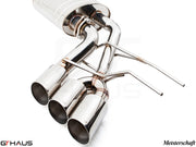 Premium exhaust system for Mercedes-Benz W463 G-Class G500/550 AMG 4x4 Special Edition, featuring polished stainless steel tips.