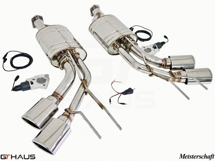 Premium exhaust system for Mercedes-Benz W463 G-Class G500/550 AMG 4x4 Special Edition, featuring stainless steel construction.