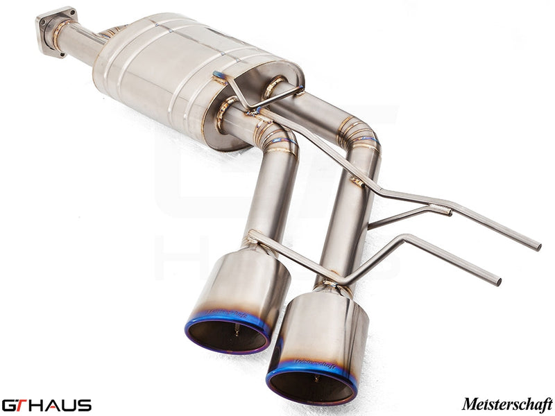 Premium stainless steel exhaust system for Mercedes-Benz W463 G-Class G500/550 AMG 4x4 Special Edition, featuring dual tips.