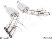 Premium performance exhaust system for Mercedes-Benz W463 G-Class G500/550 AMG 4x4 Special Edition, featuring dual tips.