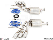 Premium exhaust system for Mercedes-Benz W463 G-Class G55 AMG, featuring stainless steel construction and electronic valve control.