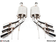 Premium exhaust system for Mercedes-Benz W463 G-Class G55 AMG, featuring dual tips and high-performance design.