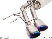 Premium exhaust system for Mercedes-Benz W463 G-Class G55 AMG, featuring dual tips and stainless steel construction.
