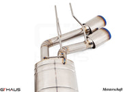 Premium exhaust system for Mercedes-Benz W463 G-Class G55 AMG, featuring dual tips and high-quality stainless steel construction.