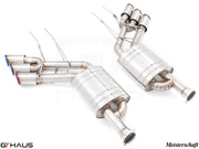 Premium exhaust system for Mercedes-Benz W463 G-Class G55 AMG, featuring stainless steel construction and performance design.