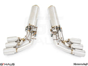 Premium exhaust system for Mercedes-Benz W463 G-Class G500/550 V8 turbo, featuring stainless steel construction and advanced design.