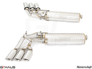 Premium exhaust system for Mercedes-Benz W463 G-Class G63 AMG featuring V8 Bi-turbo, designed for enhanced performance.