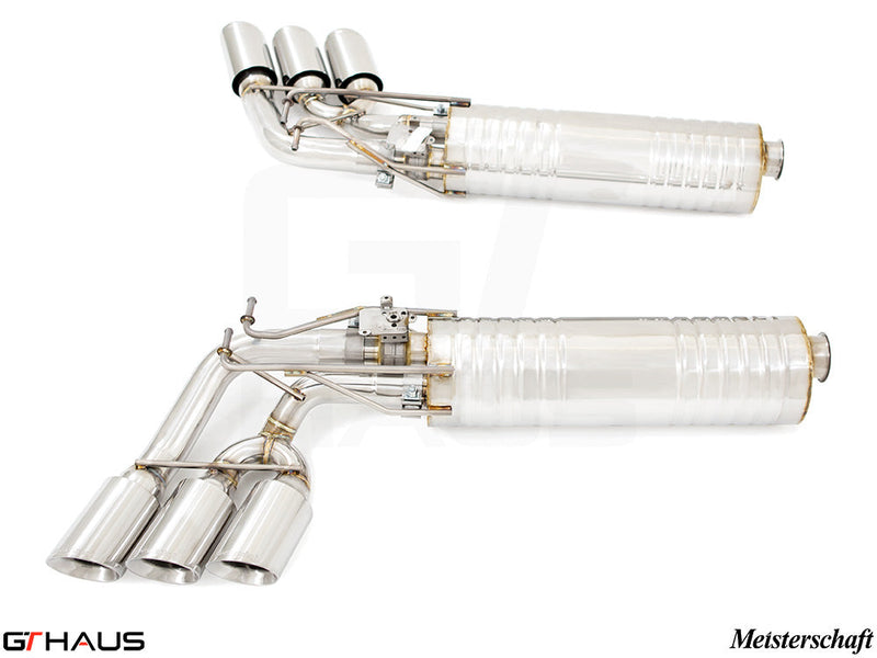 Premium exhaust system for Mercedes-Benz W463 G-Class G63 AMG featuring V8 Bi-turbo, designed for enhanced performance.