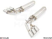 Premium exhaust system for 2019+ Mercedes-Benz G63 AMG, featuring stainless steel construction and enhanced performance.