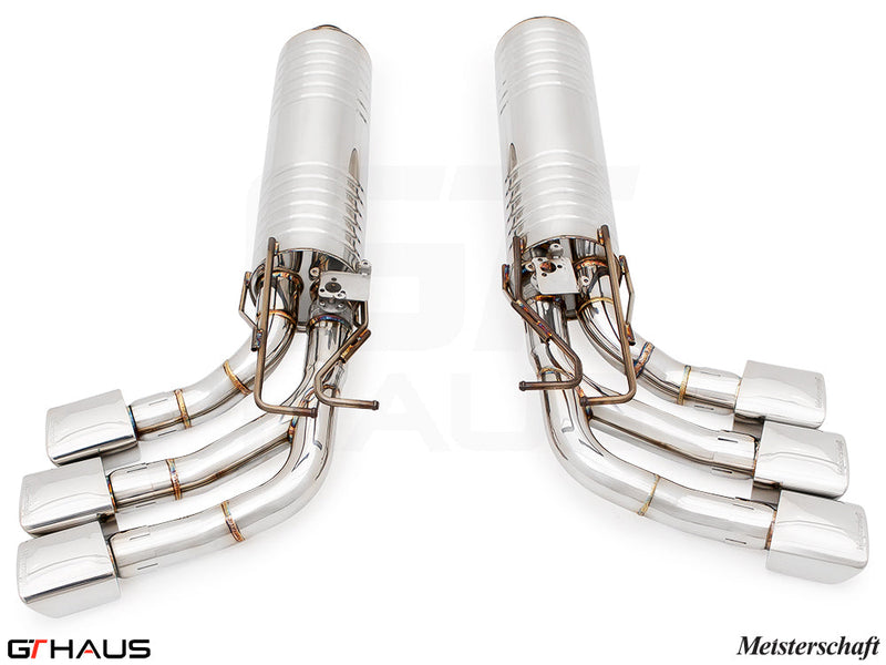 Premium exhaust system for Mercedes-Benz W463 G-Class G63 AMG featuring V8 Bi-turbo, crafted for enhanced performance.