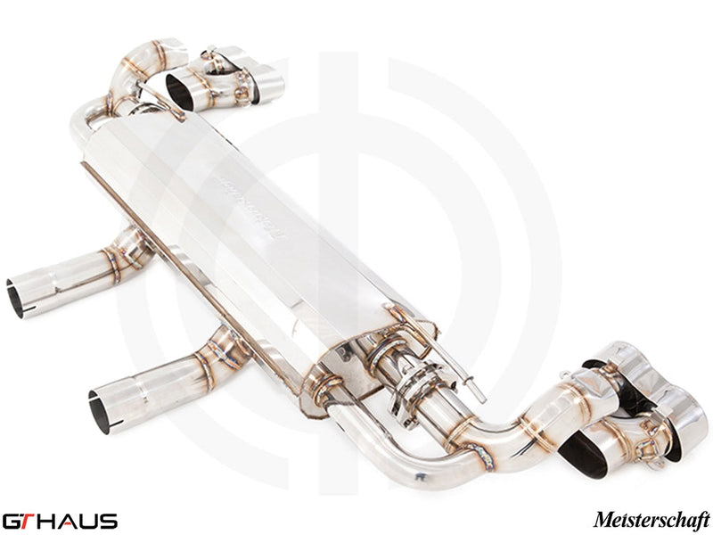 Premium performance exhaust system for Mercedes-Benz X166 GL63 AMG, featuring stainless steel construction and enhanced sound.