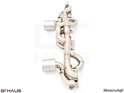 Premium exhaust system for Porsche 718 Boxster GTS/Spyder, featuring stainless steel construction and advanced design.