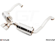 Premium Meisterschaft exhaust system for Porsche 987 Boxster, enhancing performance and sound for 2005-2008 models.