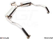 Premium exhaust system for Porsche 987 Boxster (2005-2008), enhancing performance with a sleek stainless steel design.