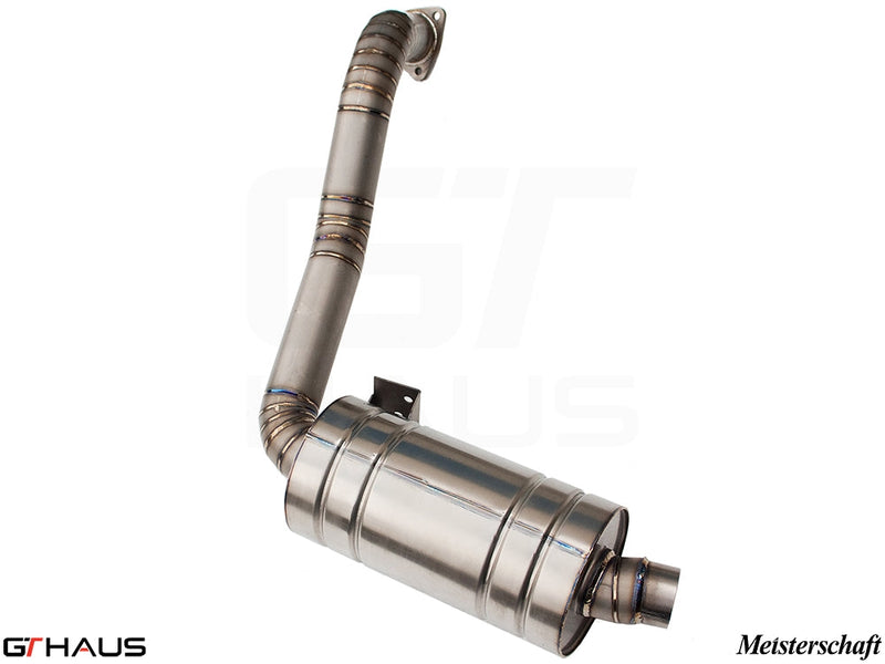 Premium exhaust system for Porsche 987 Cayman/S (2006-2008), featuring stainless steel construction and enhanced performance.
