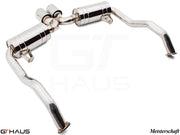 Premium Meisterschaft exhaust system for Porsche 987.2 Boxster/S/RS, enhancing performance and sound for 2009-2012 models.