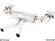 Premium Meisterschaft exhaust system for Porsche Cayenne (2nd Gen) V8, enhancing performance and sound.