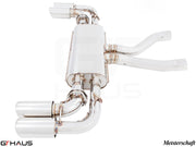 Premium performance exhaust system for Porsche Cayenne V6 3.6L, featuring stainless steel construction and enhanced sound.