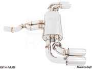 Premium performance exhaust system for 2019-2023 Porsche Cayenne SUV/Coupe V6 Turbo, featuring stainless steel construction.