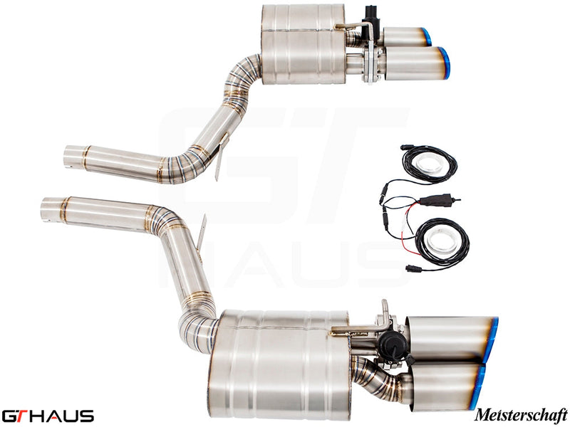 Premium exhaust system for Porsche Panamera Sedan 970 V6 3.6L, featuring stainless steel construction and electronic valve control.