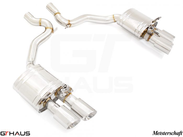 Premium performance exhaust system for Porsche Panamera Sedan 971 V6 (2.9T models: S/4S) with electronic valve control.